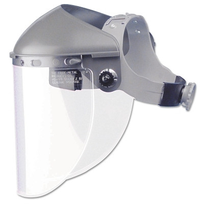 Fibre-Metal by PIP F400BP High Performance Hard Hat Faceshield Headgear, 4 in Crown, 3C Ratchet
