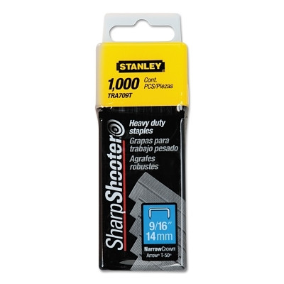 Stanley TRA709T Heavy-Duty Staples, 9/16 in