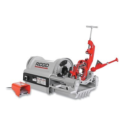 Ridgid 26097 Model 1224 Threading Machine Only, NPT, 1/4 in to 4 in Pipe Capacity, 240 V AC, 8 A, 36/12 RPM