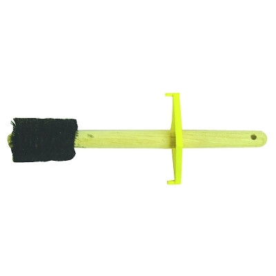 Magnolia Brush ok1 Dope Brush, 2-1/2 in Trim L, 16 in OAL, Wood, Straight, Grey Tampico Fiber, Includes Guard