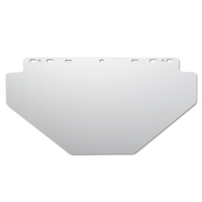 Jackson Safety 29098 F20 Polycarbonate Faceshield, 4200, Uncoated, Clear, K Shape, Unbound, 10 in L x 20 in H