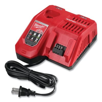 Milwaukee Tool 48591808 M18 and M12 Multi-Voltage Charger, 6 ft, Lithium-Ion