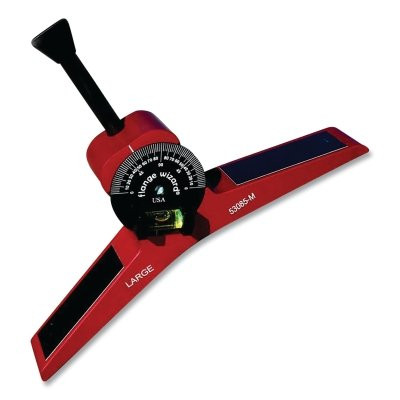 Flange Wizard 53085M Magnetic Centering Head with Vial, 12 in and Larger Pipe Capacity, Large