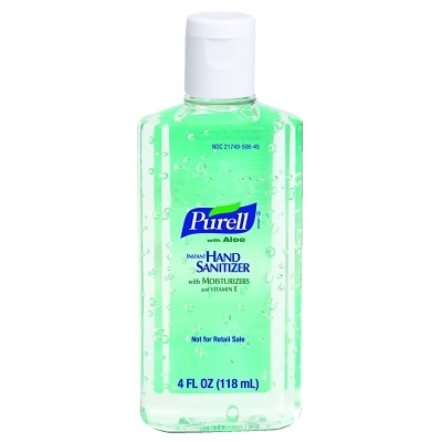PURELL 965124 Instant Hand Sanitizer, 4 oz, Citrus