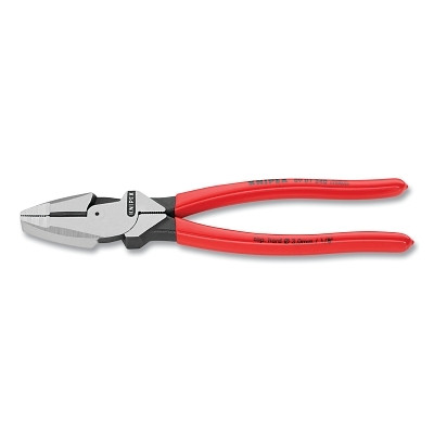 KNIPEX 0901240 Linemans Plier, 9-1/2 in OAL, 9-1/4 in Cut Length, Ergonomic Handle