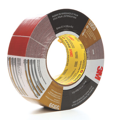 3M 7000124742 Outdoor Masking & Stucco Tape 5959, 1.88 in x 45 yd x 12 mil, Red
