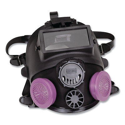 North by PIP 760008AS 7600 Series Silicone Full Facepiece Respirator, Small