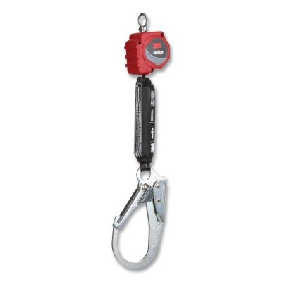 PROTECTA 3100505 PROTECTA Personal Self Retracting Lifeline, 6 ft, Web, Steel Rebar Hook, 310 lb, Single Leg