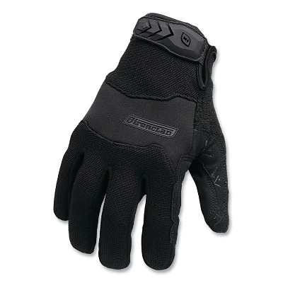 Ironclad EXOT-PBLK-04-L Tactical Pro Shooting Gloves, Synthetic Suede, Large, Black