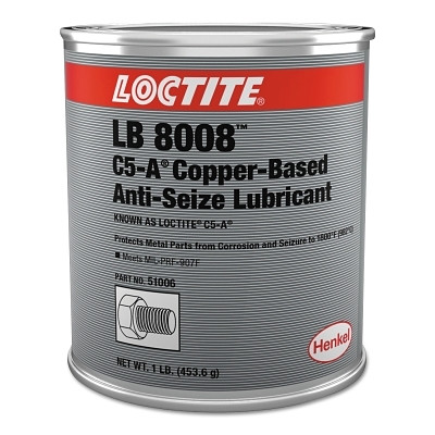 Loctite 234202 LB 8008 C5-A Copper Based Anti-Seize Lubricant, 1 lb Can