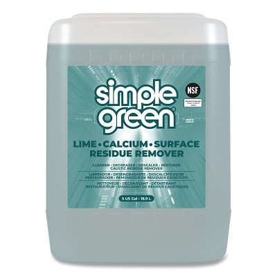 Simple Green 1700200100005 Lime Calcium Surface Residue Remover, 5 gal, Jug