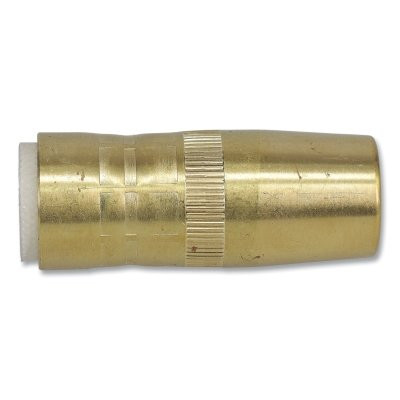Best Welds NS-5818B Centerfire Style MIG Gun Nozzle, 5/8 in Bore, 1/8 in Recess, Slim, Brass