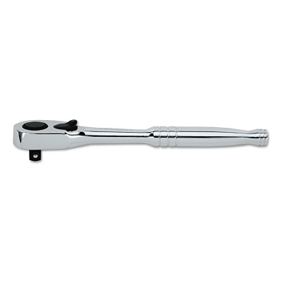Stanley 89819 Pear Head Ratchet, 1/2 in Drive, 10-1/4 in Length, Chrome
