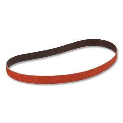 3M 7010365035 Cloth Belt, 777F, YF-Weight, 1 in W x 18 in L, 80 Grit, Ceramic Aluminum Oxide, Sine-Lok/Full-Flex