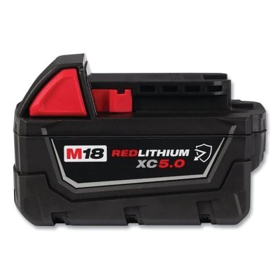 Milwaukee Tool 48-11-1850R M18 Redlithium XC5.0 Resistant Battery, 18 V