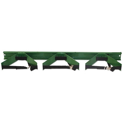 Saf-T-Cart WB303 Wall Brackets, Cylinder Bracket, Steel, 42 in x 6-1/2 in x 3 in, Green