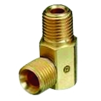 Western Enterprises 253 Brass Hose Adaptor, Male/Male, B-Size, RH