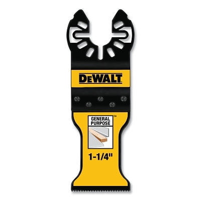 DeWalt DWA4203-3 Oscillating Cutting Blade, 1-1/4 in, Titanium, For Wood with Nails, 3 Pack