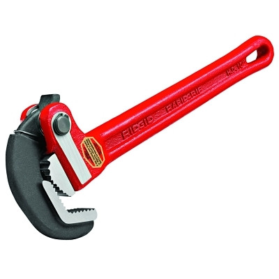 Ridgid 10348 RAPIDGRIP Pipe Wrench, Heavy-Duty, 10 in L, 3/8 in to 1-1/2 in Pipe Capacity, 1 in Fitting Capacity