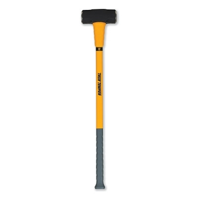 TRUE TEMPER 20185300 TOUGHSTRIKE Fiberglass Sledge Hammer, 12 lb, 35 in Handle