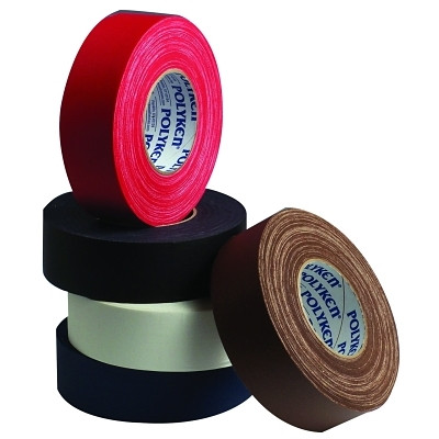 Polyken 1117632 Premium Vinyl Coated Gaffers Tapes, 2 in X 60 yd, 11.5 mil, Black