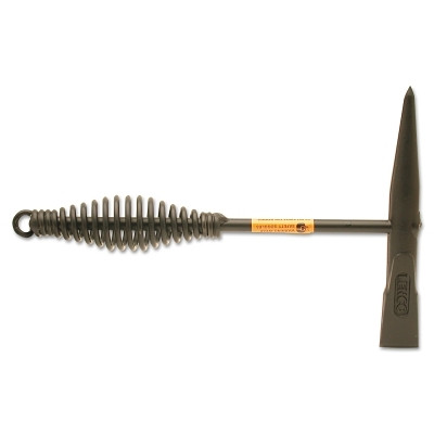 Lenco 09010 Spring Handle Chipping Hammer, 10 in OAL, 16 oz Head Wt, Chisel and Pick, Steel