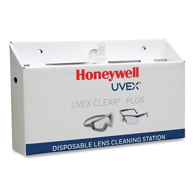 UVEX by PIP S483 Lens Cleaning Product, 16 oz Solution, 1,500 Tissues, Disposable Station