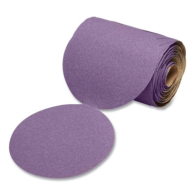 3M 7100046309 Cubitron II Stikit Film Disc Roll 775L, Precision Shaped Ceramic, 6 in dia, 800+ Grit, 600Z