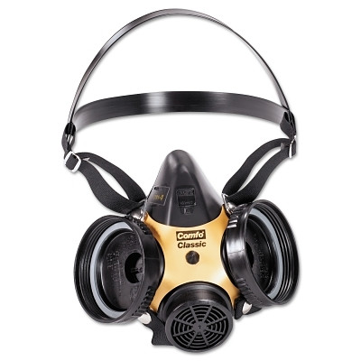 MSA 808076 Comfo Classic Respirator, Large, Hycar Rubber