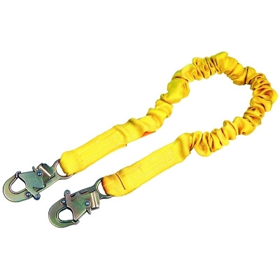 DBI-SALA 1244306 ShockWave2 Shock Absorbing Lanyard, 6 ft, Self-Locking Snap, 1 Leg