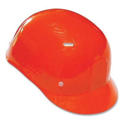 Radians 302-ORANGE Diamond Bump Cap, 4-Point Molded Suspension, Orange