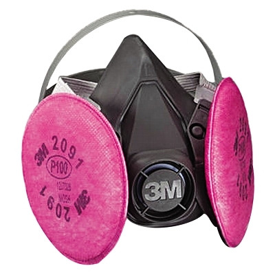 3M 7000126164 6000 Series Half Facepiece Respirator Assemblies, Large