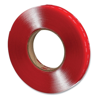 VHB 7100047923 VHB Heavy Duty Mounting Tape, 4910, 3/4 in W x 15 yd L, 40 mil Thick, Clear