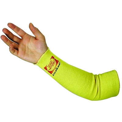Wells Lamont SK18 Kevlar Sleeve, 18 in L, Elastic Closure, One Size Fits Most, Yellow