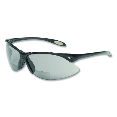 UVEX by PIP A962 A900 Reader Magnifier Eyewear, +2.5 Diopters, Gray Polycarb Hard Coat Lenses