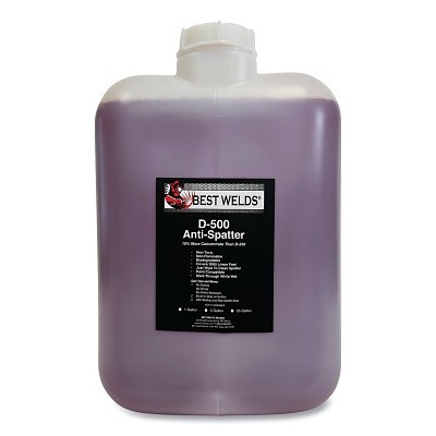 Best Welds D5005GAL Anti-Spatter, D-500, 5 gal Pail, Red