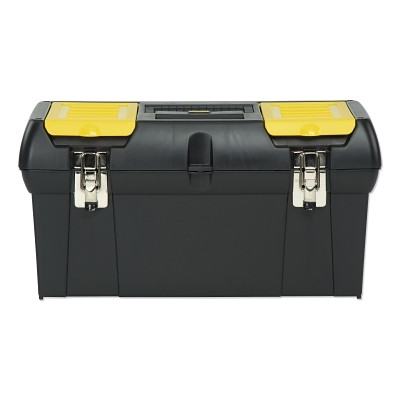 Stanley 024013S Series 2000 Tool Box, 24 in, Plastic, Black