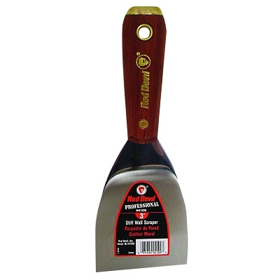 Red Devil 4109 4100 Professional Series Wall Scraper/Spackling Knife, 3 in Wide, Stiff Blade