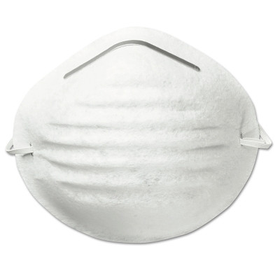 North by PIP 14110094CC Nuisance Disposable Dust Mask, Half Facepiece, White, One Size