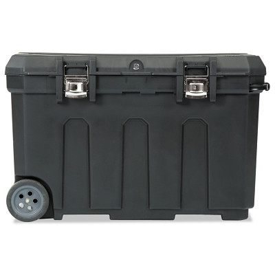 Stanley 037025H Mobile Chest, 23 in x 37 in x 23 in, 50 gal, Black
