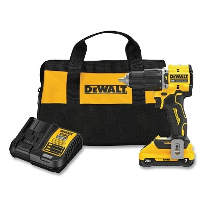 DeWalt DCD799L1 ATOMIC 20V MAX* Brushless Cordless Hammer Drill, 1/2 in, Up to 1650 RPM, Kit Includes Battery/Charger/Belt Hook/Bag