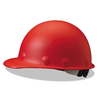 Fibre-Metal by PIP P2AQRW15A000 Roughneck P2A Hard Hat 8 Point Ratchet Quick-Lok Red