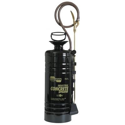 Chapin 1449 3.5 gal Industrial Concrete Funnel Top Sprayer, Black, 24 in Wand, 48 in Hose