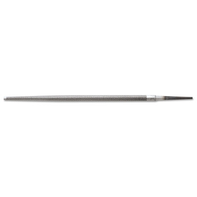 Crescent/Nicholson 11592NNN Round Bastard-Cut File, 4 in L, Smooth