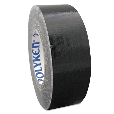 Polyken 1086702 General Purpose Duct Tapes, Black, 2 in x 60 yd x 9 mil