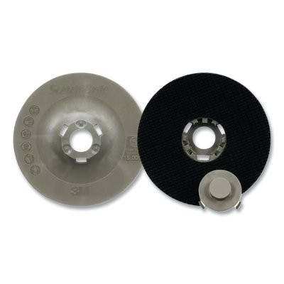 Scotch-Brite 7100276340 Universal Surface Conditioning Back-Up Pad, 4.5 in dia, Hook and Loop, 13300 RPM