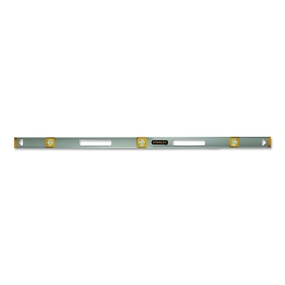 Stanley 42076 Top Read Level, 48 in L, 3 Vials, I-Beam, Aluminum
