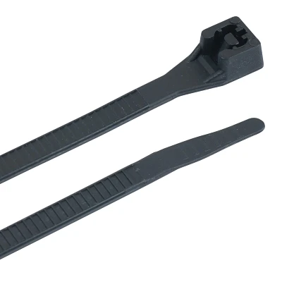 Gardner Bender 46308UVB Standard Cable Ties, 75 lb Tensile Strength, 8 in, Ultraviolet Black, 100/Bag
