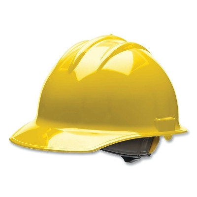 Bullard 30YLR C30 Classic Cap Style Hard Hat, 6-point Ratchet, Yellow