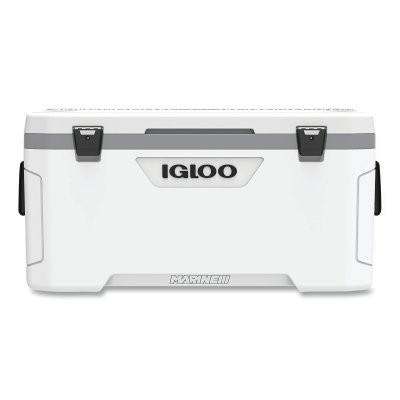 Igloo 49548 Latitude Marine Ultra Series Cooler, 100 qt, Moonscape Gray/White